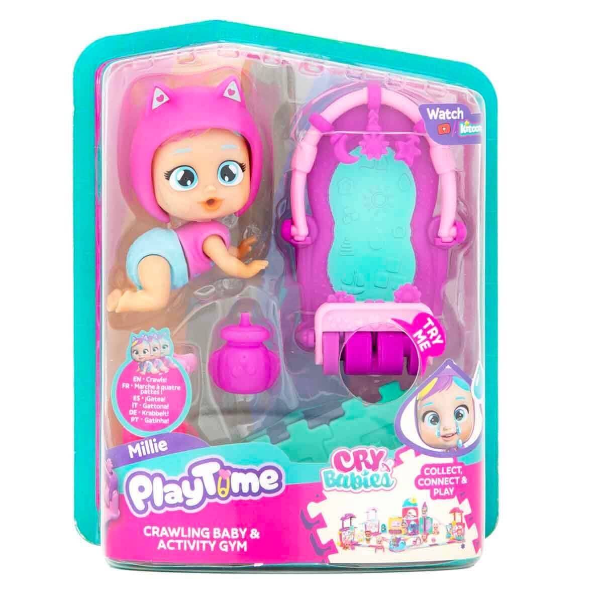 Cry Babies Oyun Zamanı Millie Emekleyen Bebek ve Gym