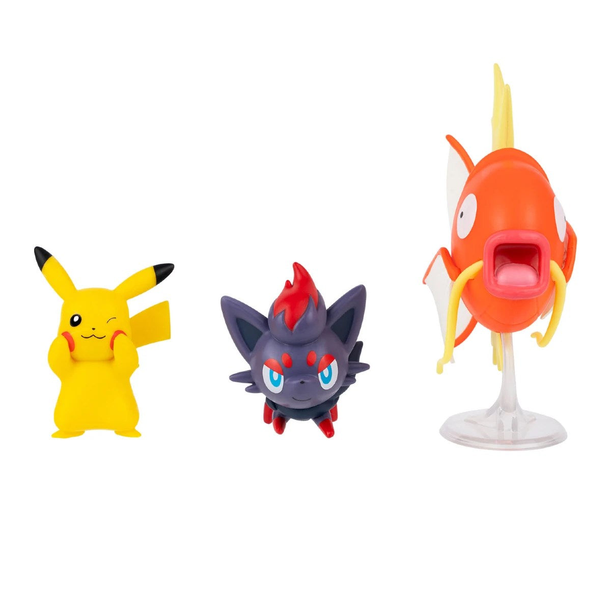 Pokemon Battle 3'lü Figür Seti - Pikachu, Magikarp & Zorua