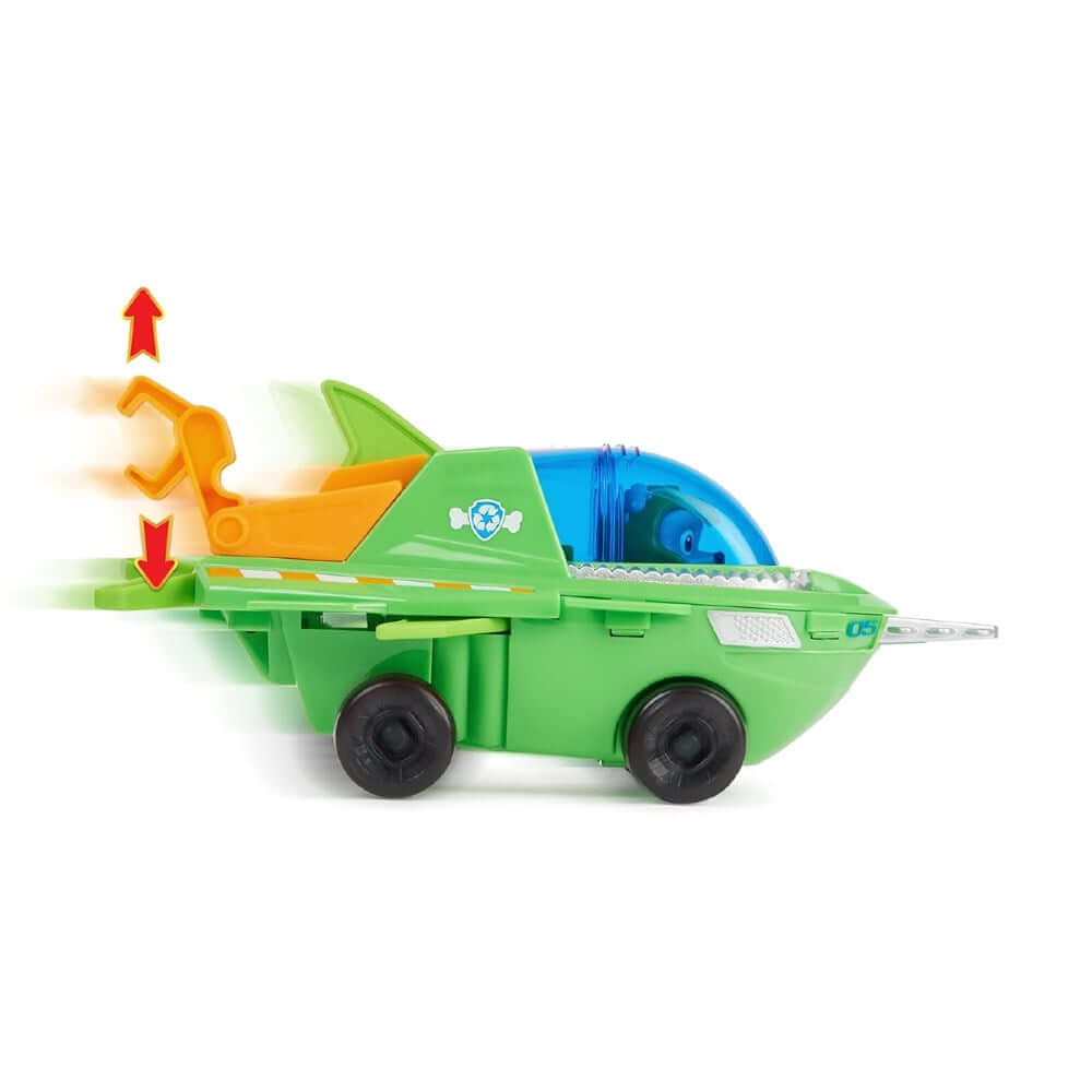 Paw Patrol Aqua Pups Temalı Araçlar Rocky 6065229-03 778988435571 Spin Master Roket Oyuncak