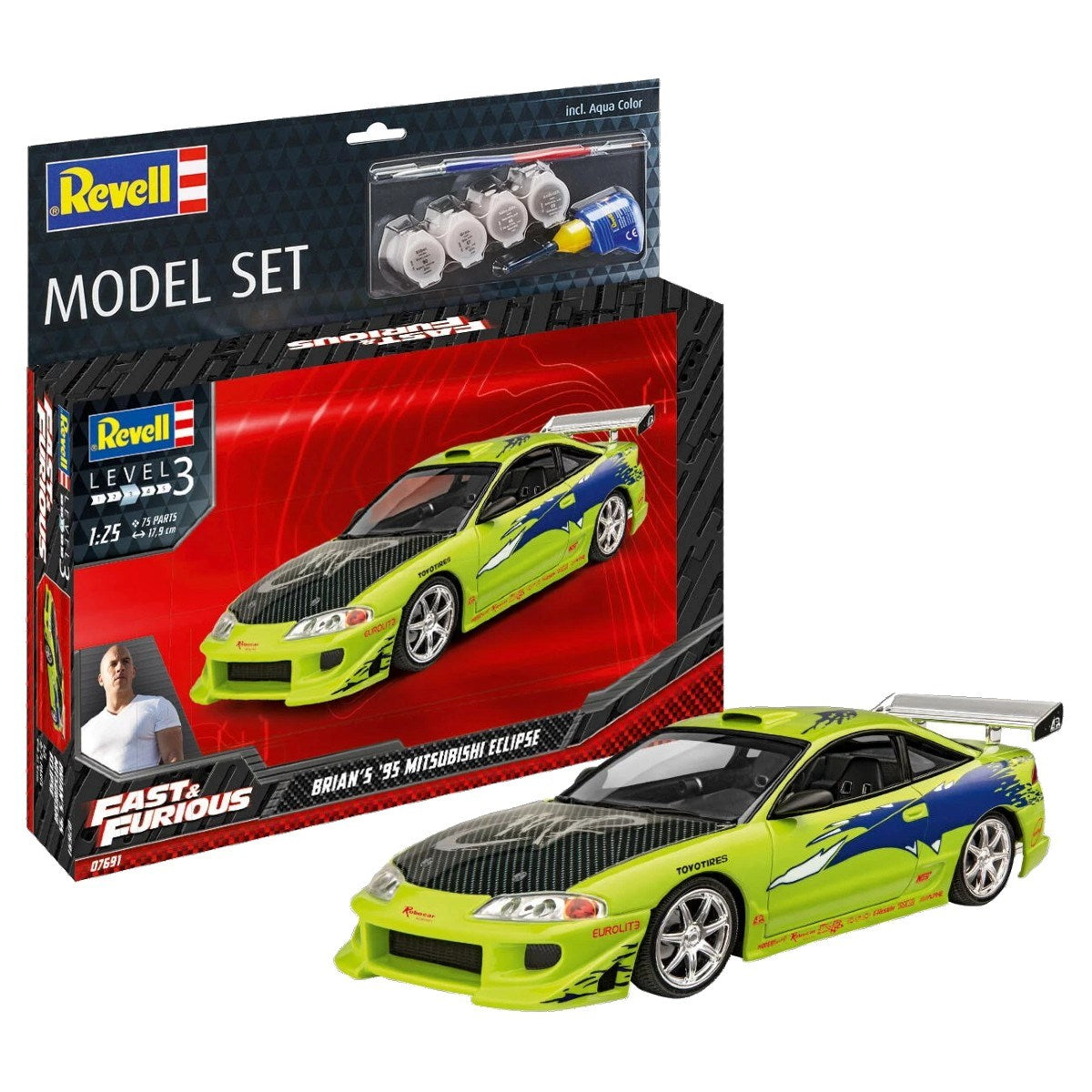 Revell 1:25 Fast & Furious Brian's 95 Eclipse VBA67691