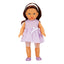 Dollz n More Tina Classic Bebek 45 Cm Mor Elbiseli