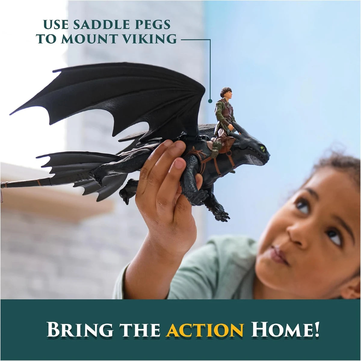 Ejderhanı Nasıl Eğitirsin Aksiyon Figür Seti Toothless ve Hiccup