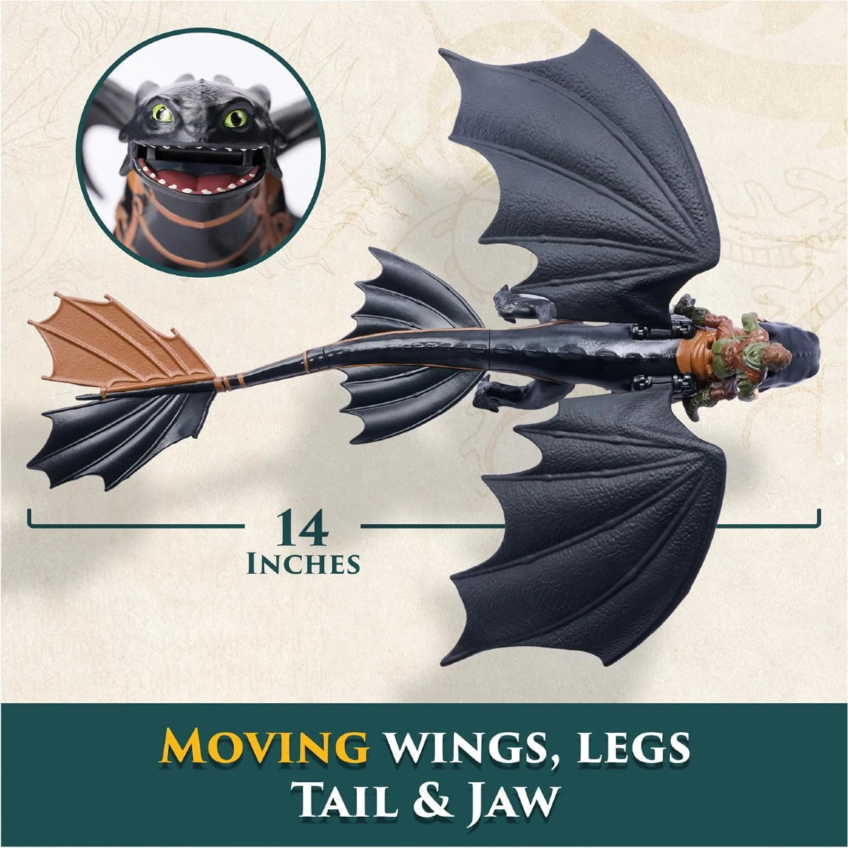 Ejderhanı Nasıl Eğitirsin Aksiyon Figür Seti Toothless ve Hiccup