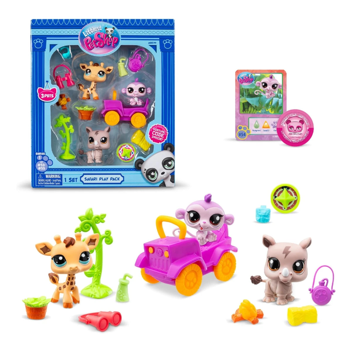 Littlest Pet Shop Minişler Safari Oyun Seti S1
