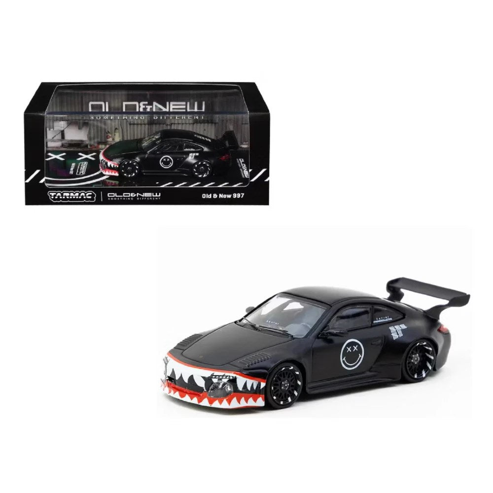 Tarmac 1:64 Old & New 997 Matte Black