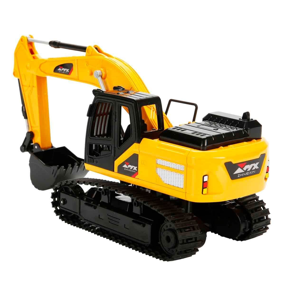 Mx 1:24 Işıklı USB Şarjlı Uzaktan Kumandalı 5 Kanal Ekskavatör