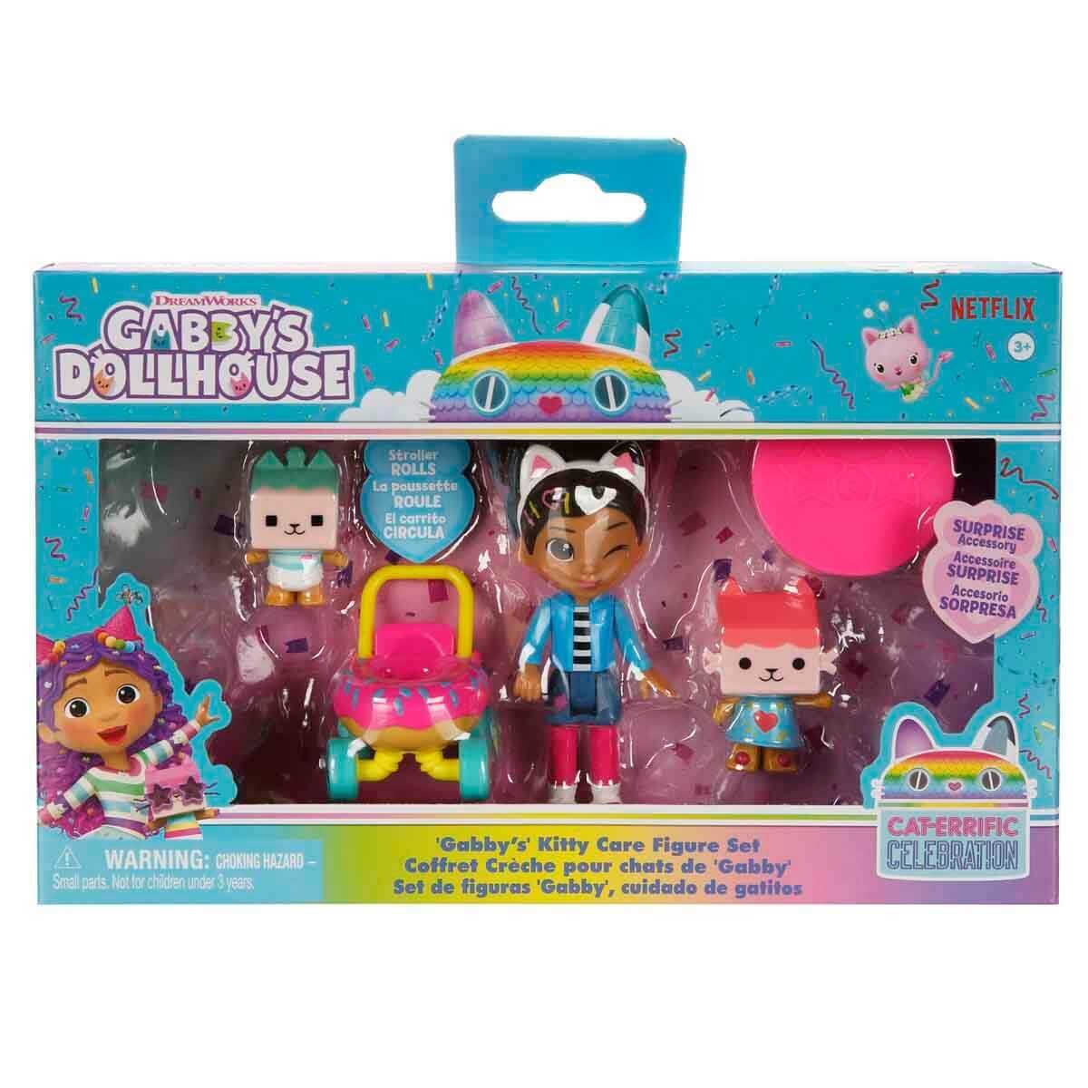 Gabby's Dollhouse Kedi Bakımı Figür Seti