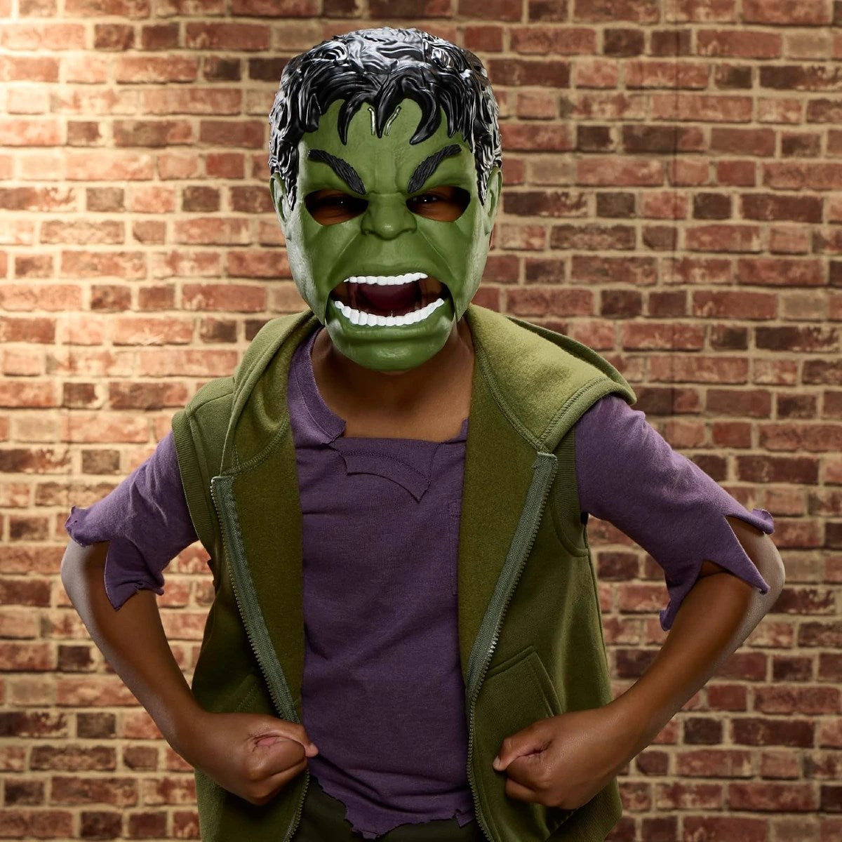 Marvel Spider-Man Brand New Day Hulk Sesli ve Işıklı Elektronik Maske