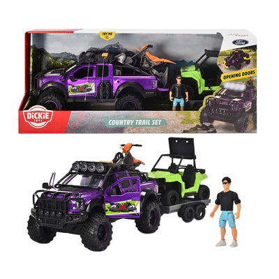 Dickie Sesli ve Işıklı Country Offroad Parkur Araç Seti