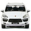 Rastar Porsche Cayenne Turbo Uzaktan Kumandalı Araba beyaz renkli detaylı modelin ön görünümü.