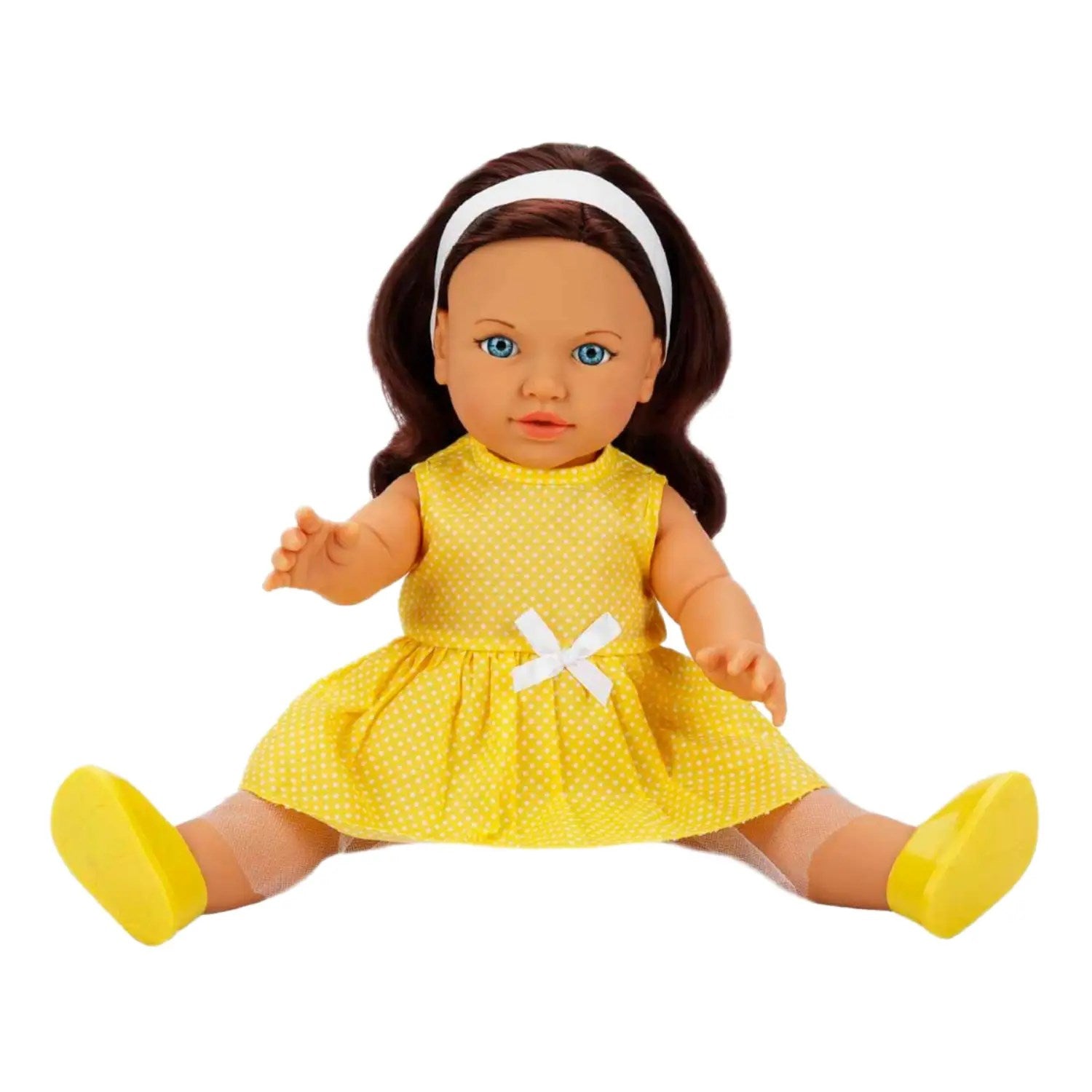 Dollz n More Tina Classic Bebek 45 Cm Mor Elbiseli