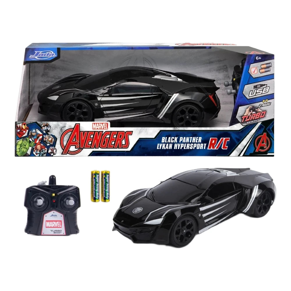 Jada RC Marvel Avengers Black Panther Lykan Hypersport
