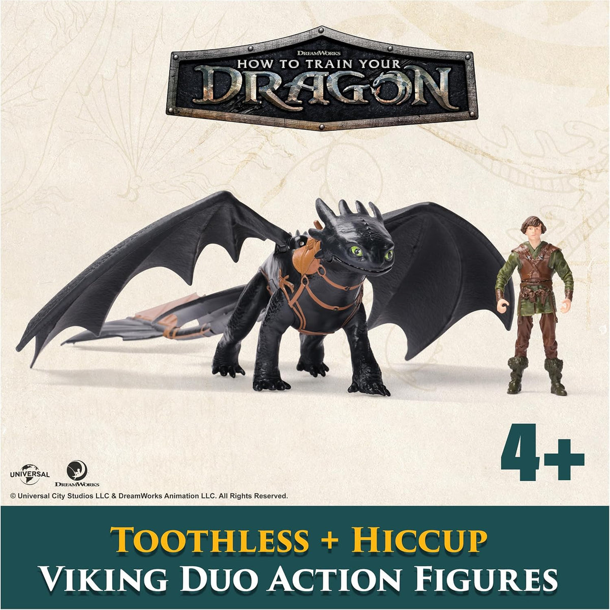 Ejderhanı Nasıl Eğitirsin Aksiyon Figür Seti Toothless ve Hiccup