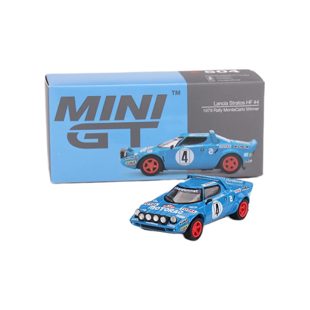 Mini GT 1:64 Lancia Stratos HF 1979 Rally MonteCarlo Winner #4
