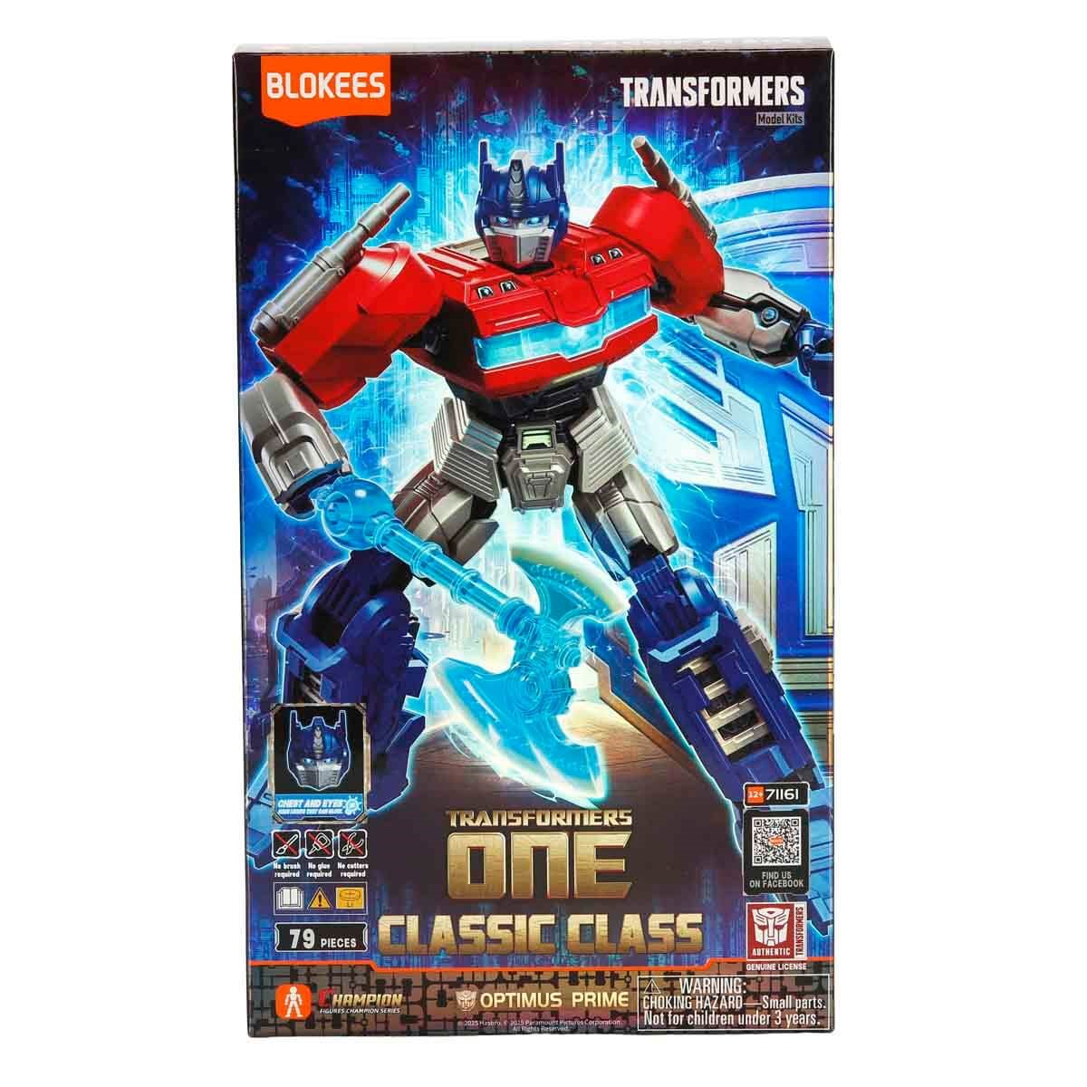 Blokees Transformers One Classic Class Optimus Prime Figür Yapım Seti (79 Parça)