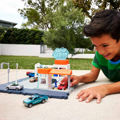 Matchbox Aksiyon Sürücüleri Oyun Seti Super Clean Car Wash