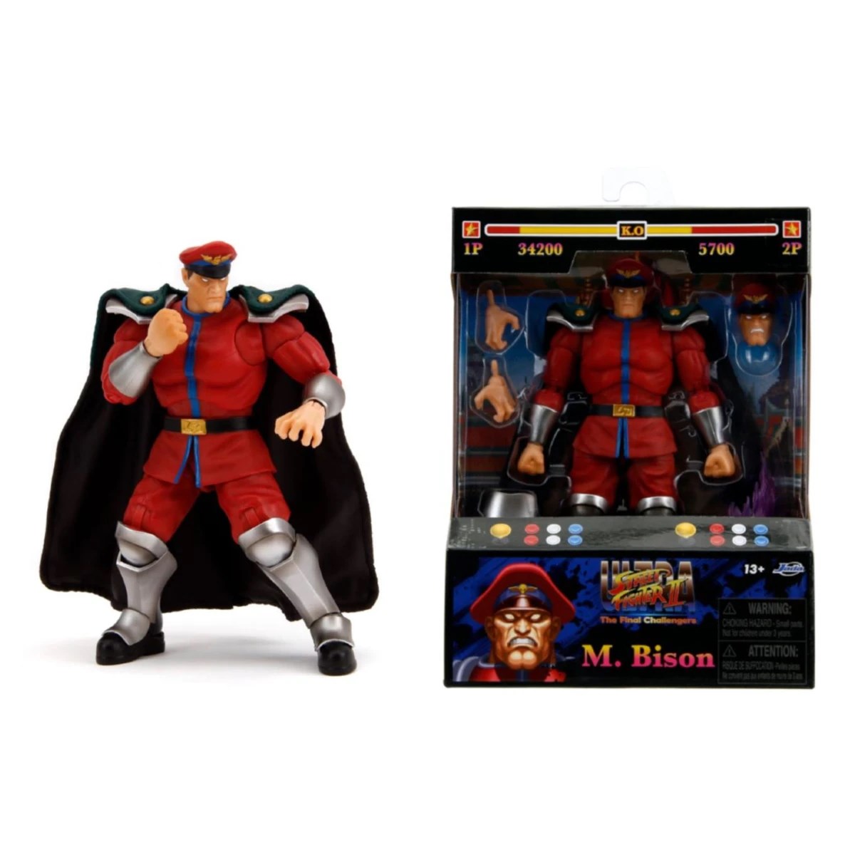 Jada Street Fighter II M. Bison 15 Cm Aksiyon Figürü