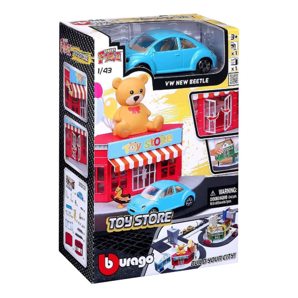 Bburago 1:43 City Street Fire City Oyun Seti Toy Store Vw New Beetle