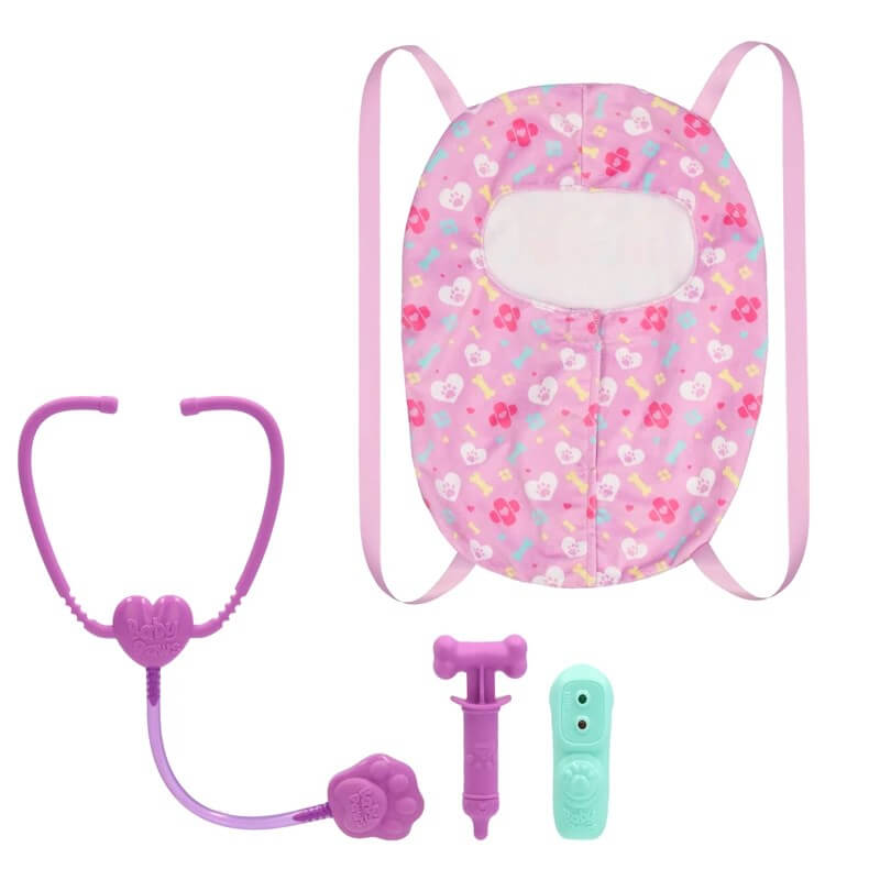 Baby Paws Sesli 25 Cm Pelüş Veteriner Seti