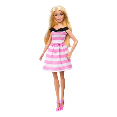 Barbie 65 Yıl Özel Pembe Elbiseli Bebek