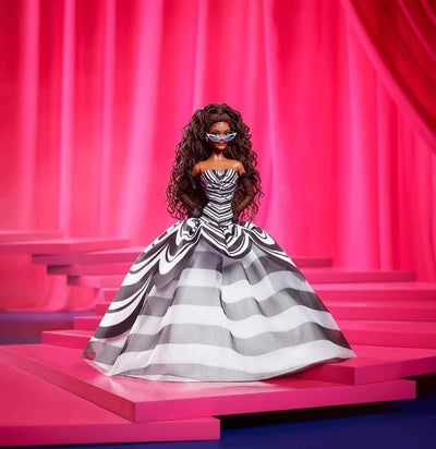 Barbie Mavi Safir 65. Yıl Dönümü Bebeği HRM59