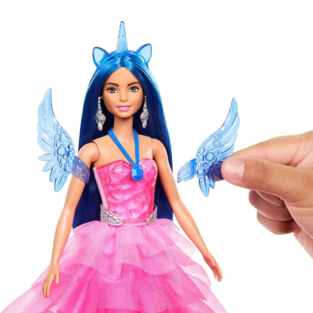 Barbie Mavi Saçlı Prenses Bebek