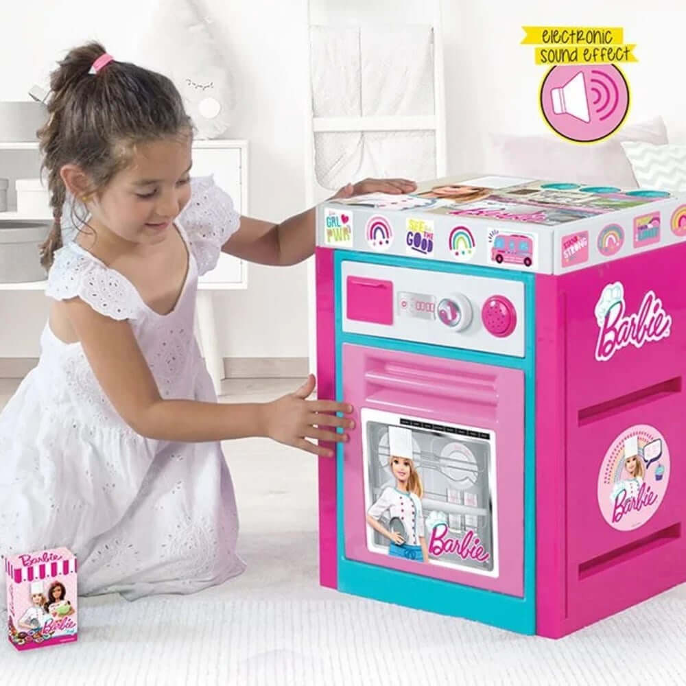 Barbie Sesli Büyük Bulaşık Makinesi