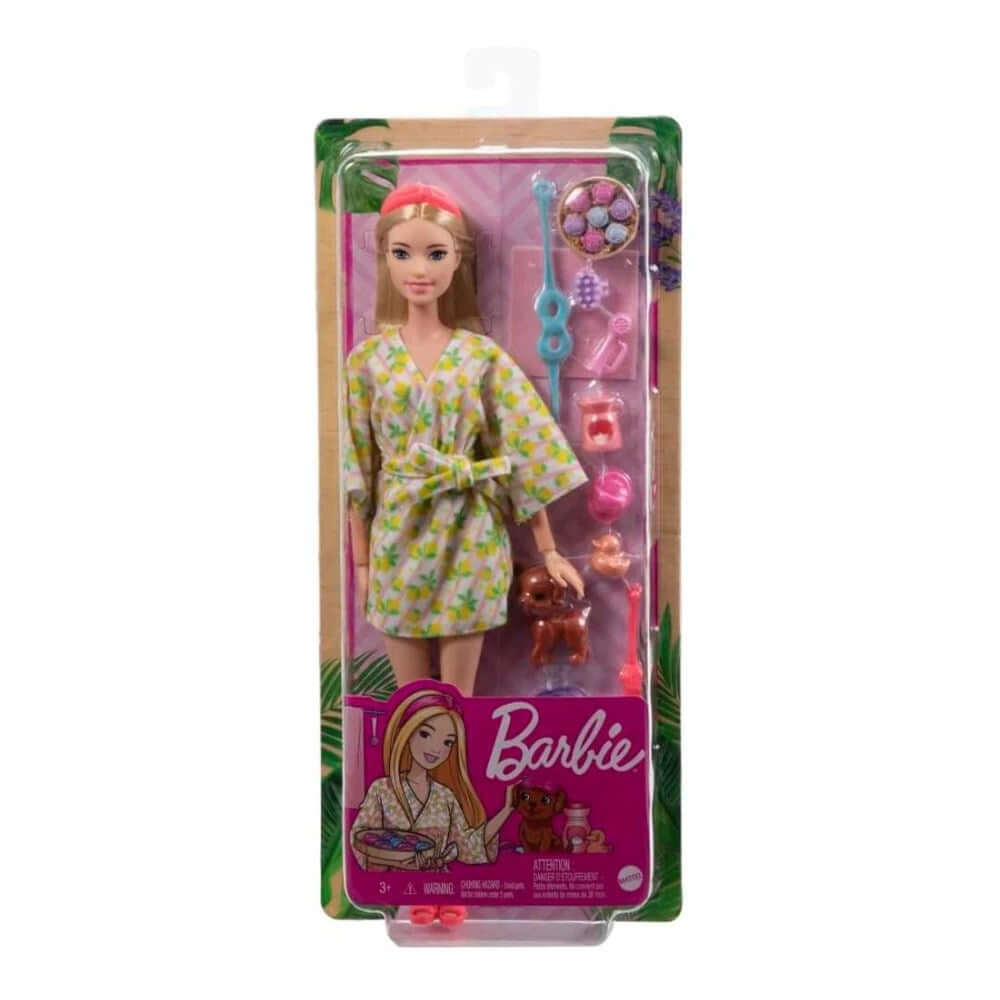 Barbie Spa Günü Bebekleri Sarışın