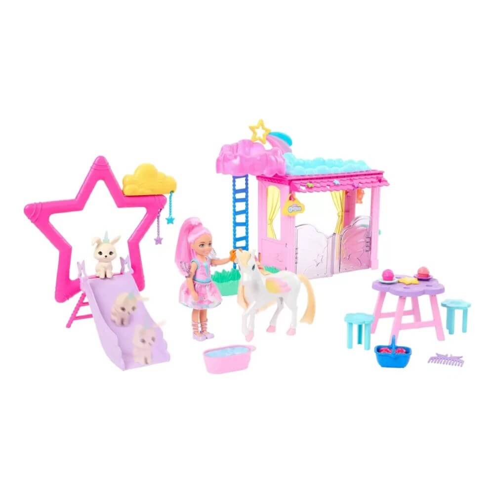 Barbie a Touch of Magic Chelsea ve Pegasus Oyun Seti