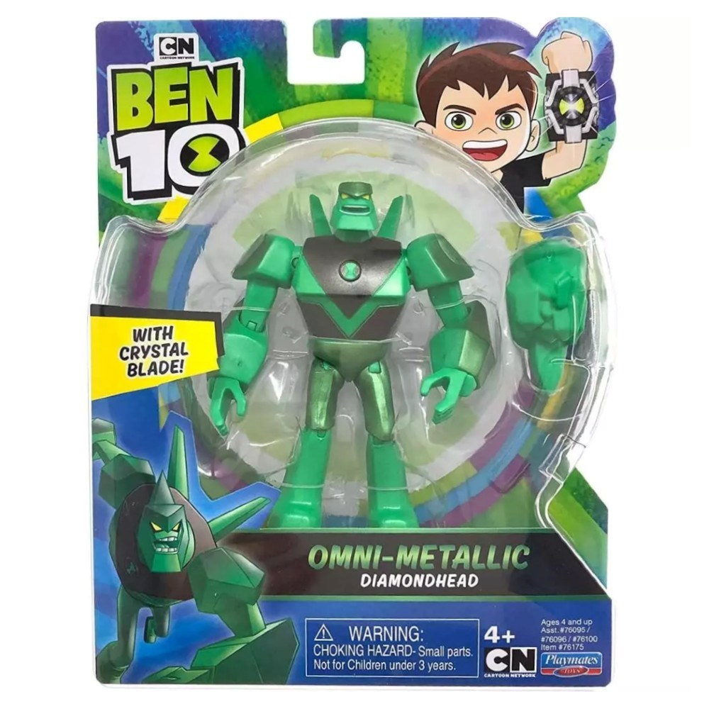 Ben 10 Basic Figürler S22 Omni-Metallic Diamondhead