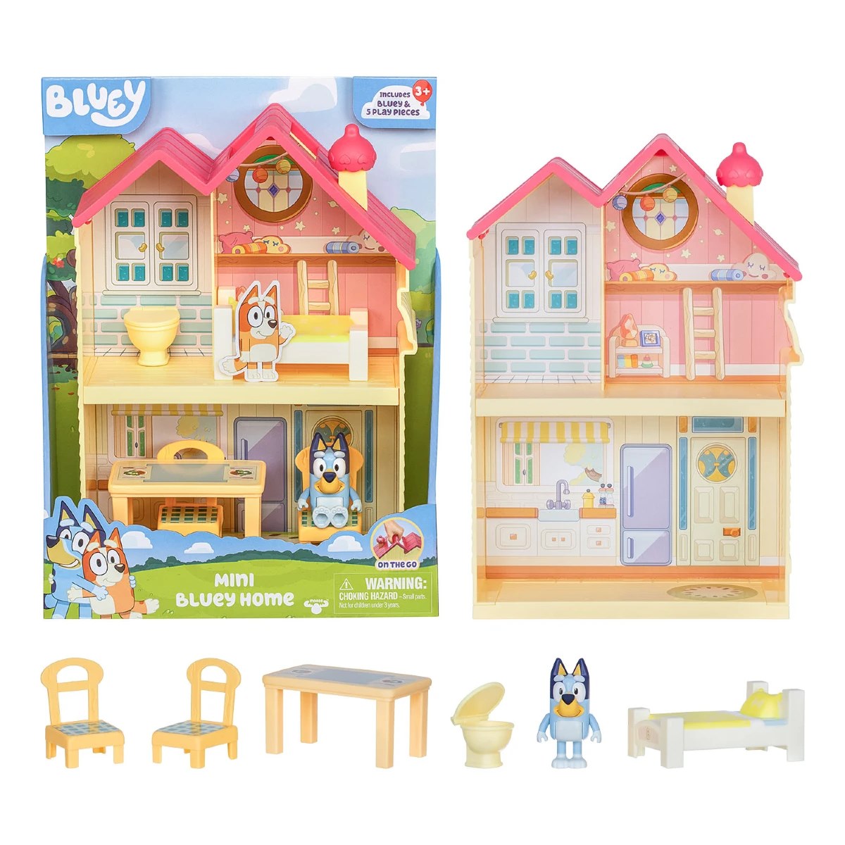 Bluey Mini Ev ve Figür Oyun Seti 17614