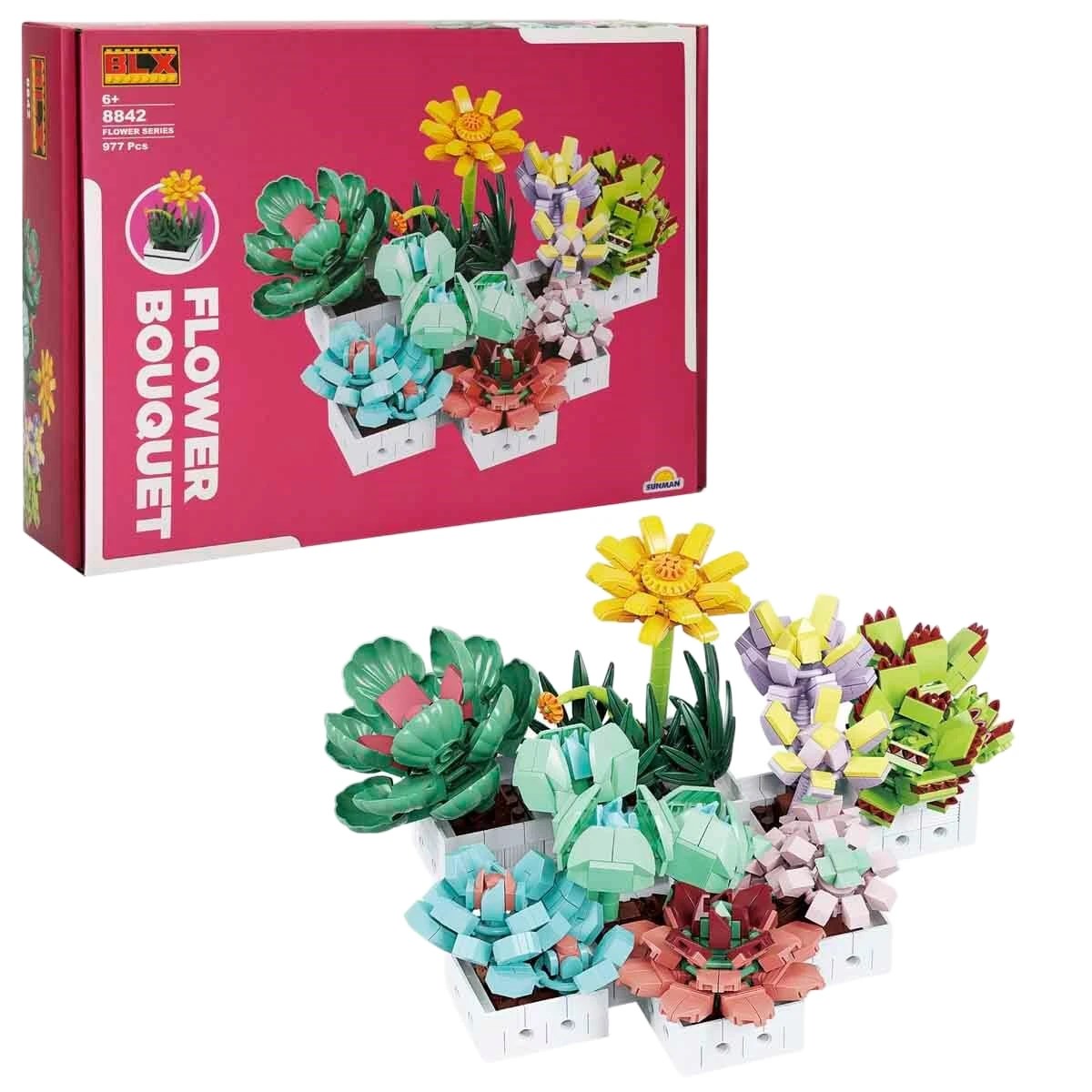 Blx Flower Bouquet Sukulent Çiçek Buketi 8842