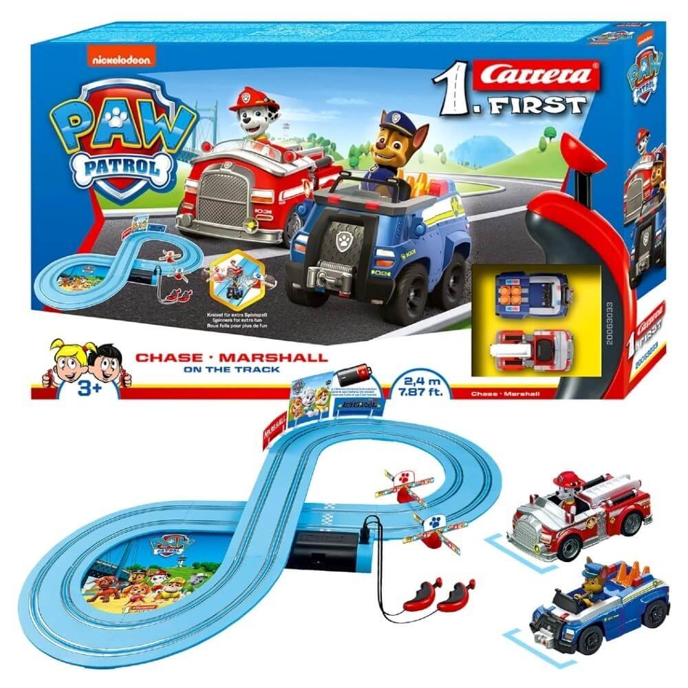 Carrera 1.First Paw Patrol Chase ve Marshall Yarış Pisti