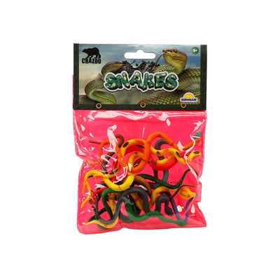 Crazoo Böcekler ve Yılanlar Poşetli Oyun Seti Yılanlar