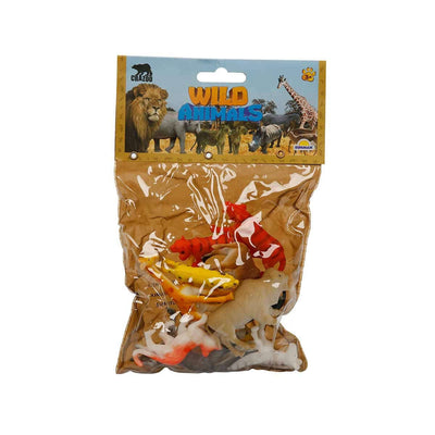 Crazoo Vahşi Hayvanlar Poşetli Hayvan Oyun Seti Zürafa