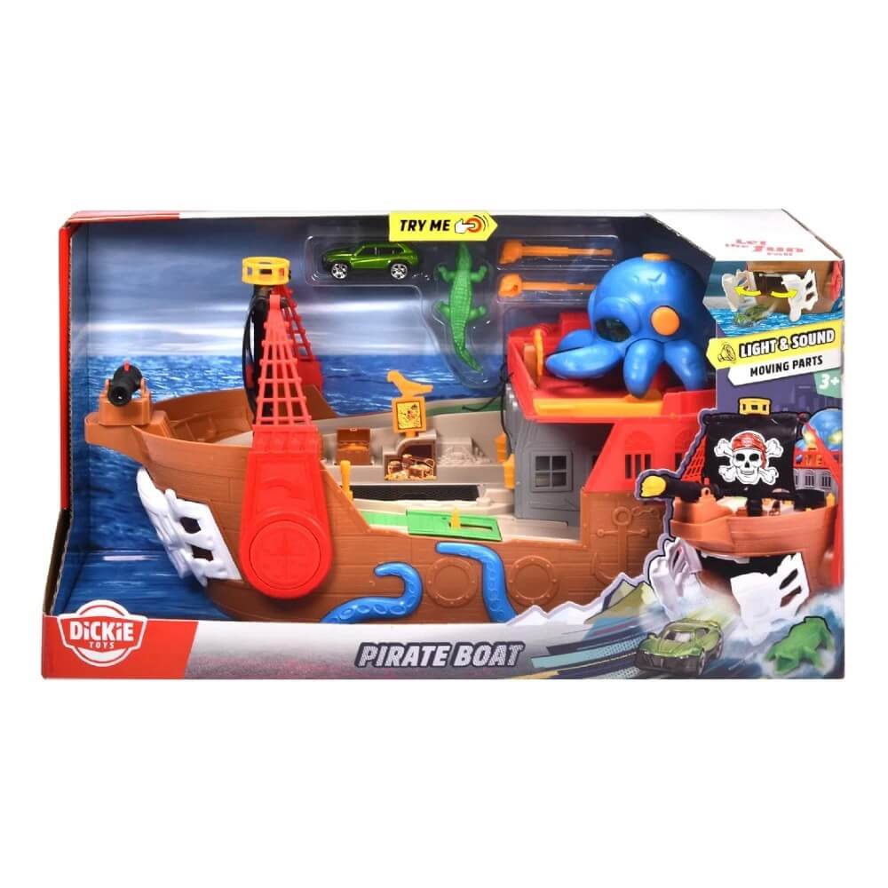 Dickie Sesli ve Işıklı Korsan Gemisi Oyun Seti