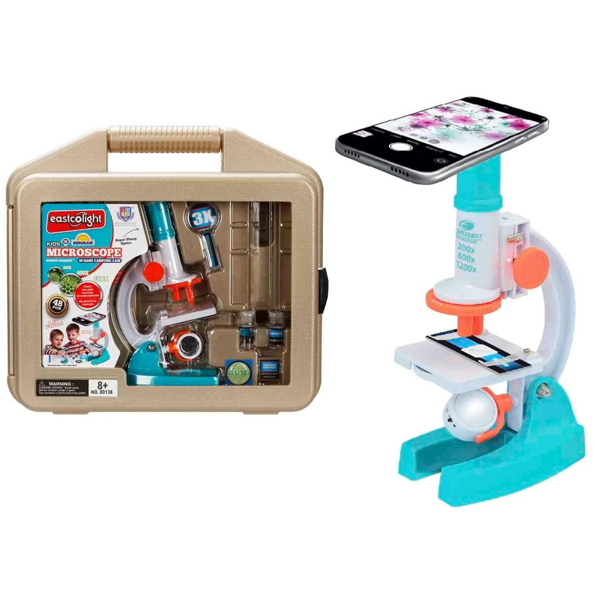 Eastcolight Bilim Seti Mikroskop 200/600/1200x 48 Parça