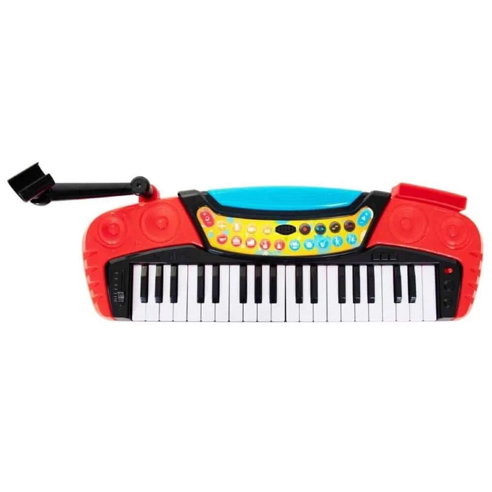 Eccho Müzikli ve Işıklı Mikrofonlu Elektronik Tabureli Org