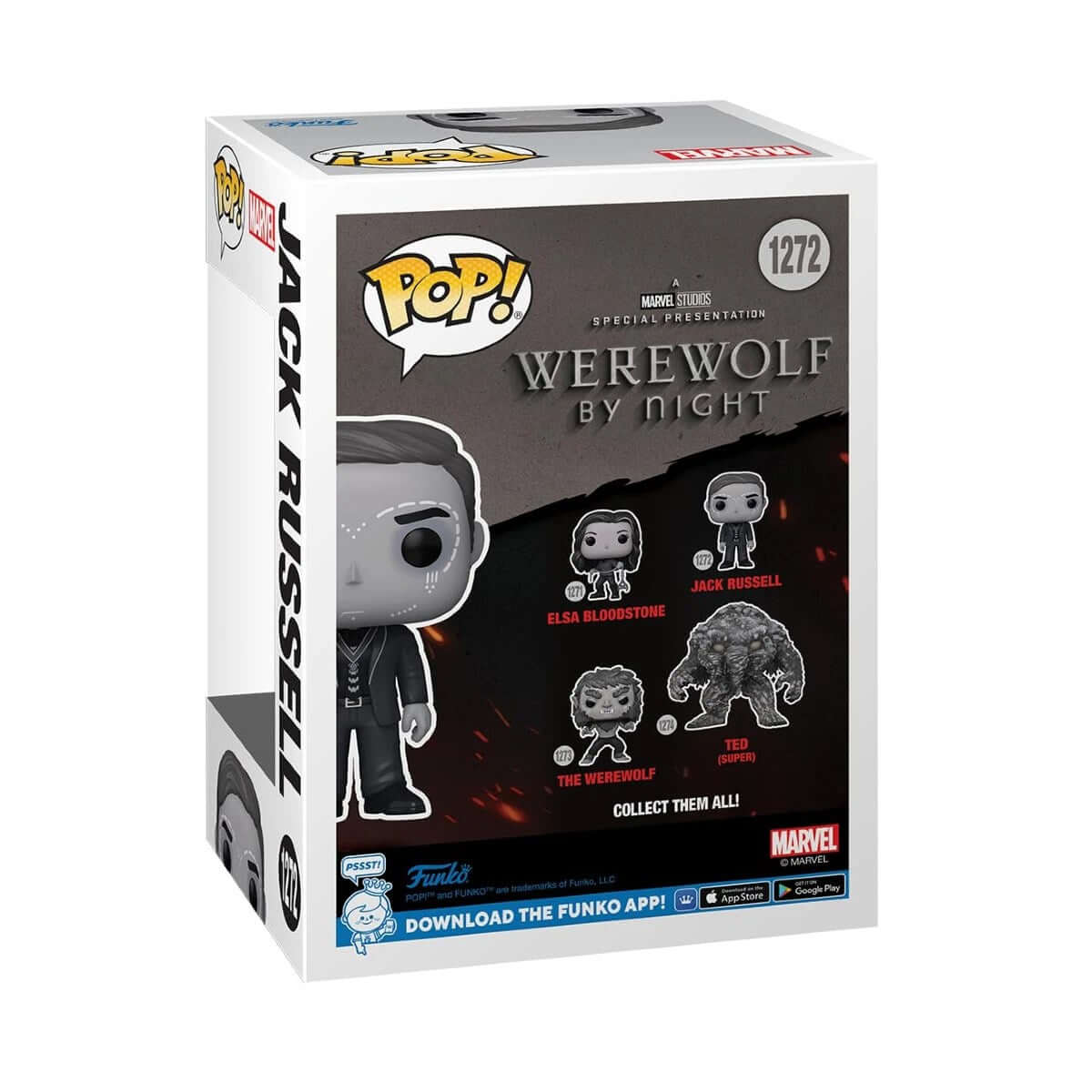 Funko Pop Marvel Werewolf By Night Jack Russell