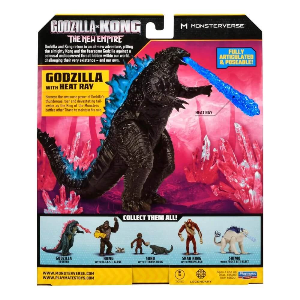Godzilla x Kong Aksiyon Figürü 15 Cm Godzilla With Heat Ray