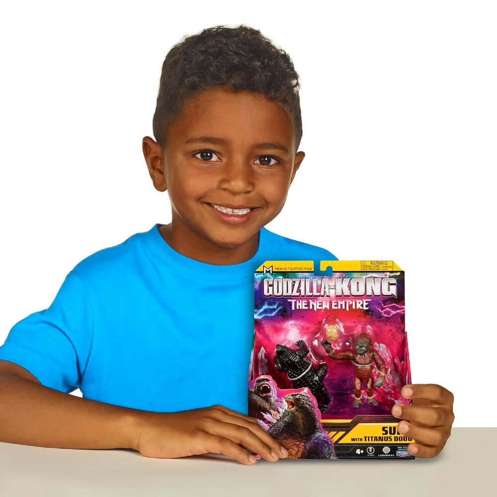 Godzilla x Kong Aksiyon Figürü 15 Cm Suko With Titanus Doug