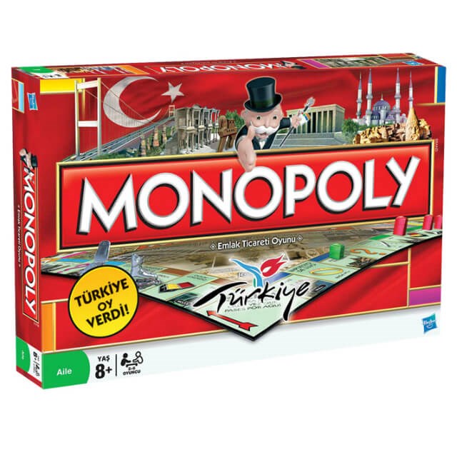Hasbro Gaming Monopoly Türkiye Emlak Ticareti Oyunu