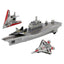 Hero Combat Asker Oyun Seti Jet Uçak Gemisi 4 Parça