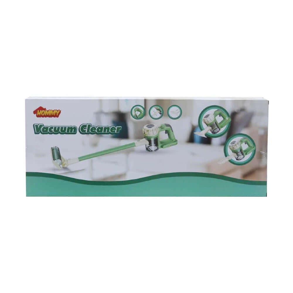 Hommy Oyuncak Dikey Süpürge Sesli Fonksiyonlu Yeşil