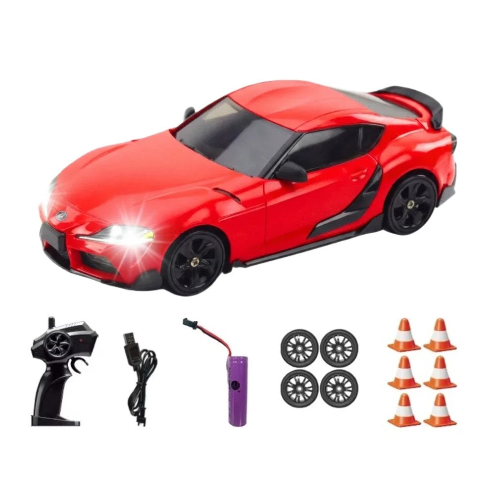 Hstar Uzaktan Kumandalı Işıklı Drift Arabası Supra Kırmızı