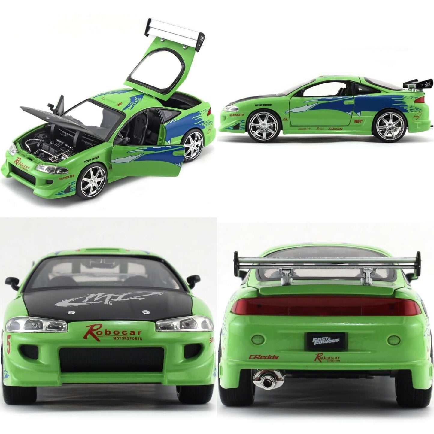 Jada Fast & Furious Brian's 1995 Mitsubishi Eclipse