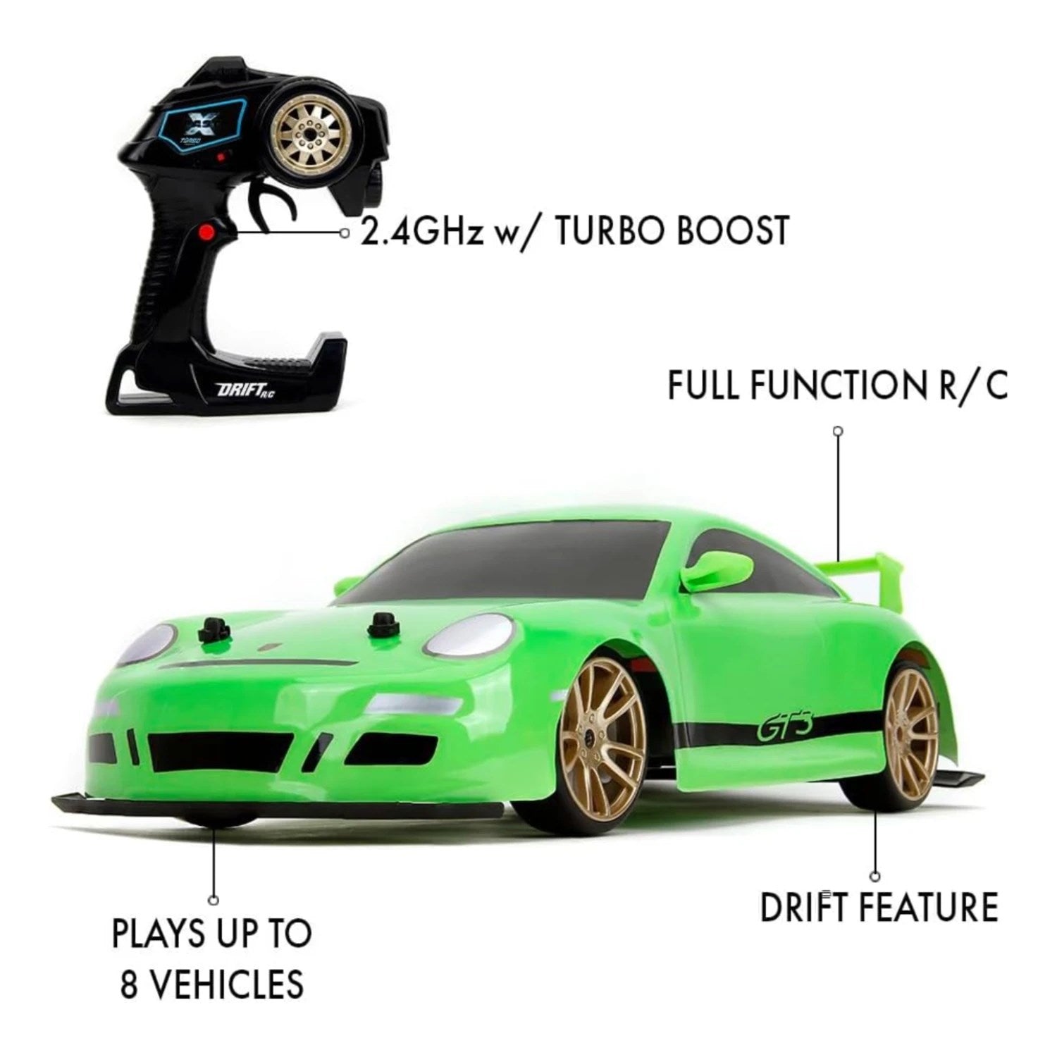 Jada Fast & Furious Porsche 911 Uzaktan Kumandalı Drift Arabası