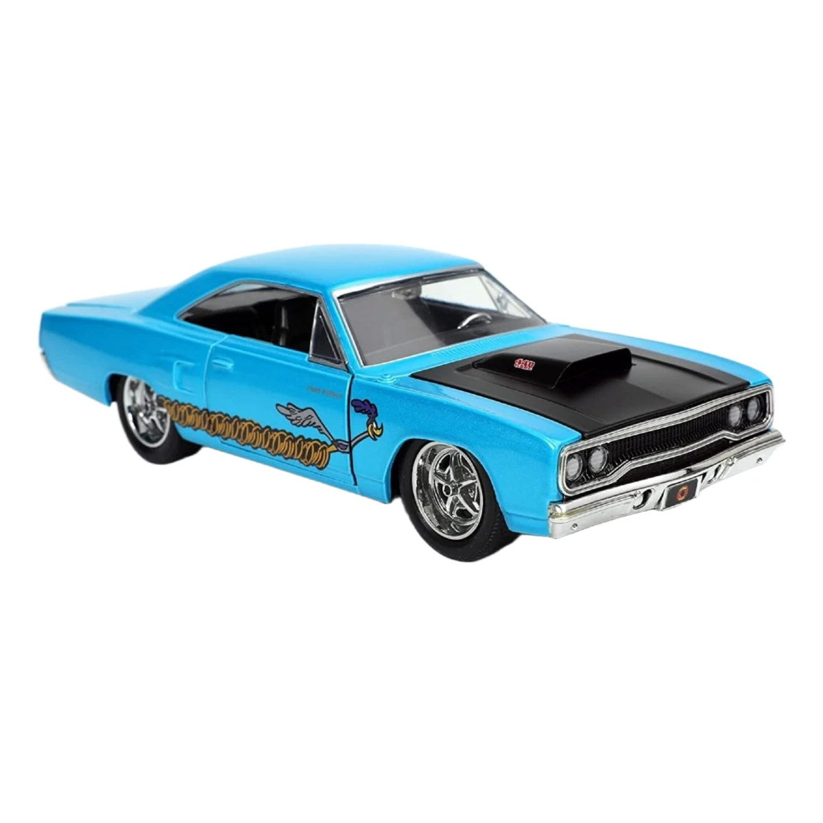 Jada Looney Tunes Roadrunner Plymouth 1970 Figür ve Araç