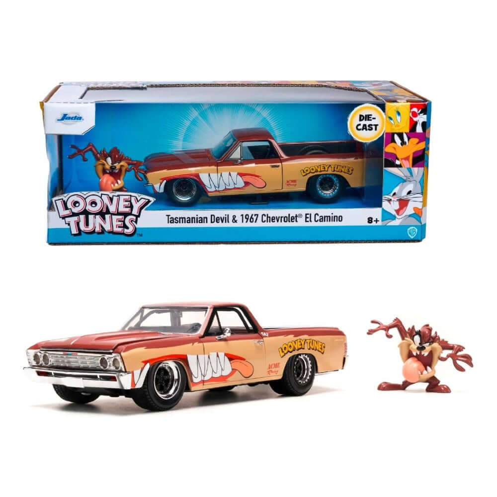 Jada Looney Tunes Tasmanian & Chevy El Camino Figür ve Araç