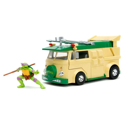 Jada Ninja Kaplumbağalar Donatello Party Wagon Araç ve Figür